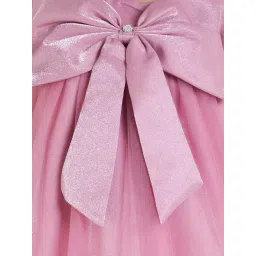 Peppermint Girls Pink Cotton Regular Fit Dress-picture-19