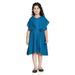 Peppermint Girls Satin Fit & Flare Dress-picture-22
