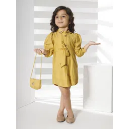 Peppermint Girls Shirt Dress Comes with a belt-picture-12