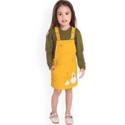 Peppermint Girls Shoulder Straps Pinafore Dress-picture-36