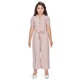 Peppermint Girls Vertical Striped Basic Jumpsuit-picture-13