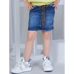 Peppermint Girls Washed Denim Mini Skirt-picture-26