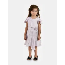 Peppermint Kids Lavender Printed Dress-picture-38
