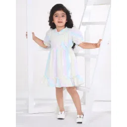 Peppermint Kids Multicolor Striped Dress-picture-47