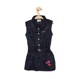 Peppermint Kids Navy Striped Dress-picture-22