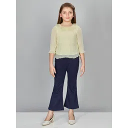 Peppermint Round Neck Flared Sleeves Top-picture-33