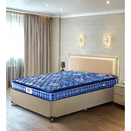 peps india Springkoil Pillow Top Reversible 8 Inch Bonnell Spring King Size Mattress-picture-25