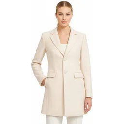 pepzoo Women Solid Double Breasted Casual Blazer-picture-45