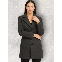 pepzoo Women Solid Double Breasted Casual Blazer-picture-48