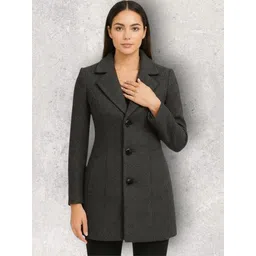 pepzoo Women Solid Double Breasted Casual Blazer-picture-11