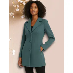 pepzoo Women Solid Double Breasted Casual Blazer-picture-13
