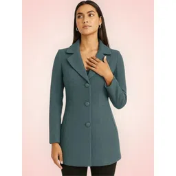 pepzoo Women Solid Double Breasted Casual Blazer-picture-16