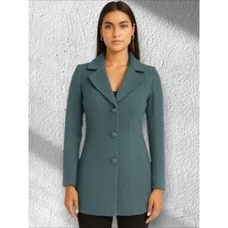 pepzoo Women Solid Double Breasted Casual Blazer-picture-17