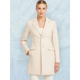 pepzoo Women Solid Double Breasted Casual Blazer-picture-21