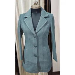 pepzoo Women Solid Double Breasted Casual Blazer image 5
