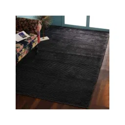 Pequra Black Viscose XL Carpet - Set of 1-picture-15