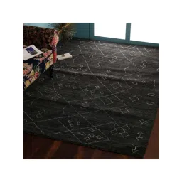 Pequra Black Wool XL Carpet - Set of 1-picture-14