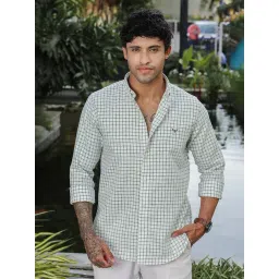 Perch Green Checks Shirt-picture-37