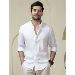 PERCH Men Slim Fit Opaque Casual Shirt-picture-11