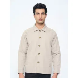 Peregrine By Pantaloons Beige Regular Fit Jacket-picture-44
