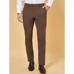 Peregrine by Pantaloons Bison Slim Fit Trousers-picture-29