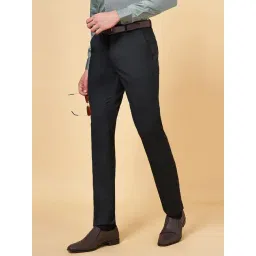 Peregrine by Pantaloons Black Slim Fit Trousers-picture-18