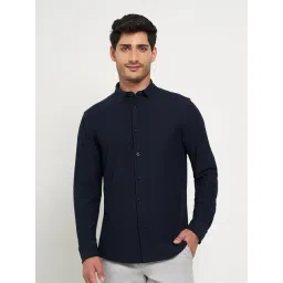 Peregrine By Pantaloons Blue Regular Fit Shirt-picture-26