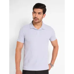 Peregrine By Pantaloons Blue Slim Fit Polo T-Shirt-picture-31