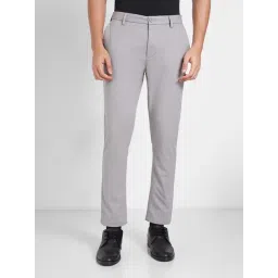 Peregrine By Pantaloons Grey Slim Fit Trousers-picture-21