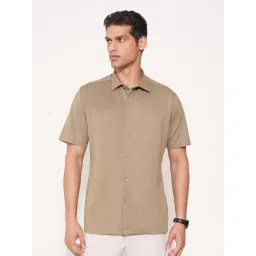 Peregrine By Pantaloons Khaki Regular Fit Shirt-picture-38