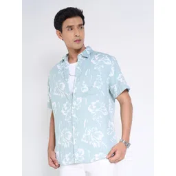 Peregrine by Pantaloons Men Floral Opaque Printed Casual Shirt-picture-29