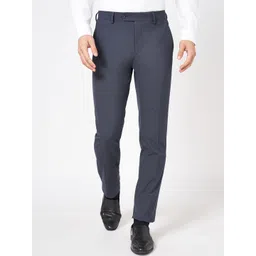Peregrine by Pantaloons Men Slim Fit Formal Trousers-picture-27