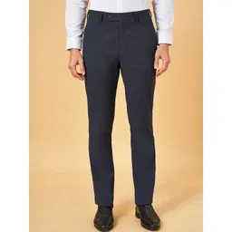 Peregrine by Pantaloons Men Slim Fit Low-Rise Formal Trousers-picture-24
