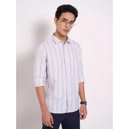 Peregrine by Pantaloons Men Slim Fit Opaque Casual Shirt-picture-16