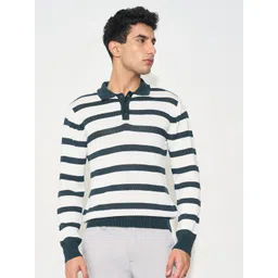 Peregrine by Pantaloons Men Striped Pullover-picture-18