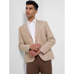 Peregrine by Pantaloons Notched Lapel Single-Breasted Slim Fit Casual Blazers-picture-16