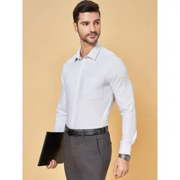 Peregrine by Pantaloons Slim Fit Cotton Formal Shirt-picture-17