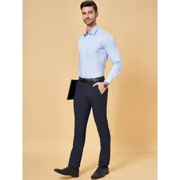 Peregrine by Pantaloons Slim Fit Cotton Striped Formal Shirt image 2