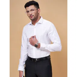 Peregrine by Pantaloons Slim Fit Vertical Striped Cotton Formal Shirt-picture-19