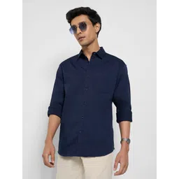 Peregrine by Pantaloons Spread Collar Long Sleeves Regular Fit Casual Shirt-picture-32