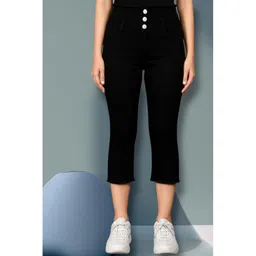 perfect outlet Solid Women Denim Three Fourths-picture-12