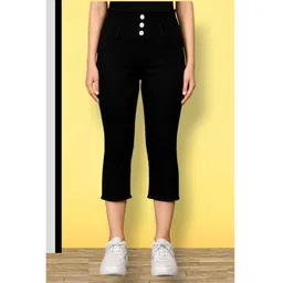 perfect outlet Solid Women Denim Three Fourths-picture-13