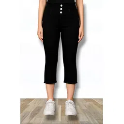 perfect outlet Solid Women Denim Three Fourths-picture-15