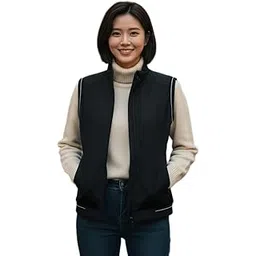 perfect productions Casual Wear Black Bomber Jacket for Women-picture-40