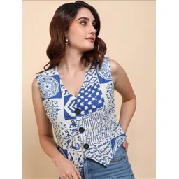 perfect productions Printed Women Waistcoat-picture-38