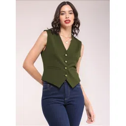 perfect productions Solid Women Waistcoat-picture-29