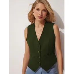 perfect productions Solid Women Waistcoat-picture-40