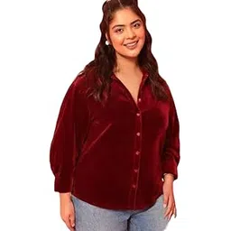 perfect productions Velvet Shirt, Women Shirt,Stylish Shirt,Casual Shirt,Velvet Women Shirt,Shirt for Women,Winter Wear Shirt,Plus Size Shirt for Women,Velvet Shirt12.-picture-33