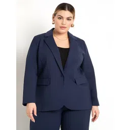 perfect productions Women Solid Single Breasted Formal Blazer-picture-34