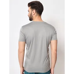 PERFKT-U Typography Printed Round Neck Rapid-Dry Sports T-Shirt image 2